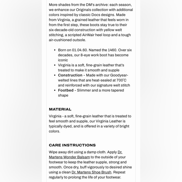 Doc Martens 1460 Pascal Leather Boots - Picture 11 of 11